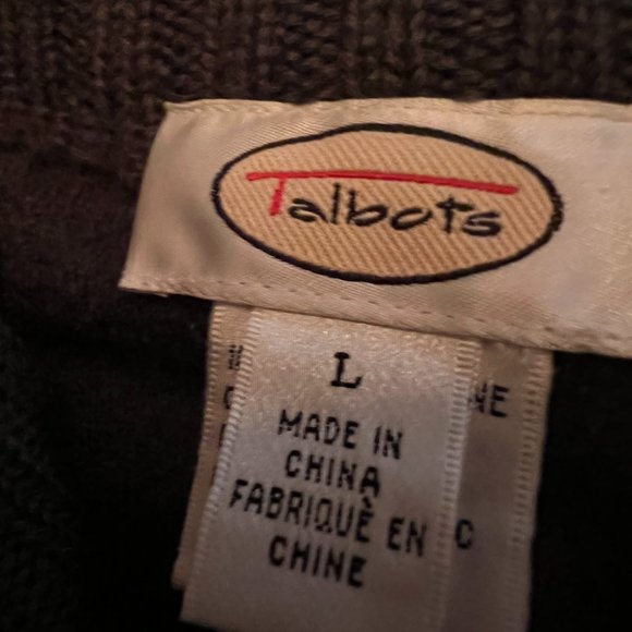 Talbots large green 100% wool vest - Picture 5 of 5